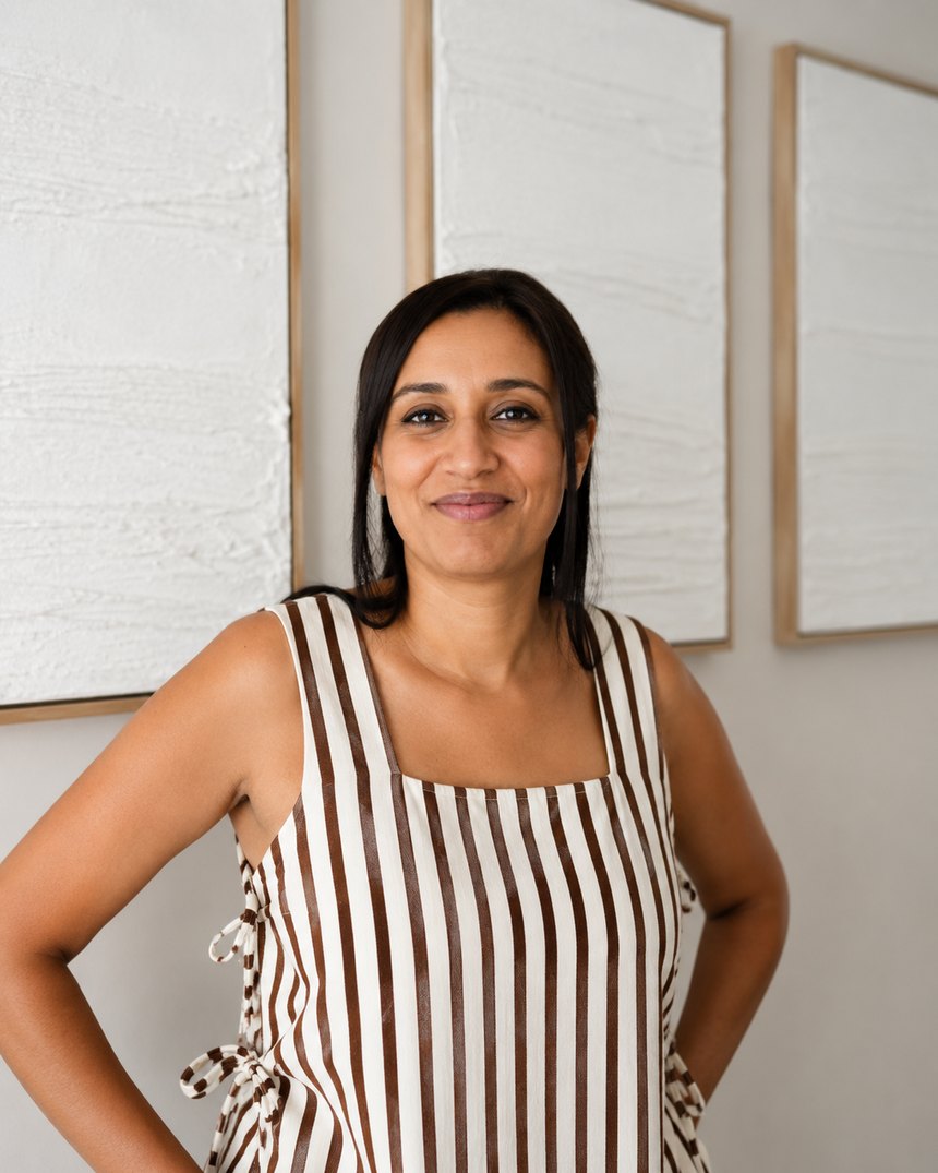 Portrait de Rachida Jaouher, spécialiste mutuelle, prévoyance et emprunteur chez SINTES Gestion Privée
